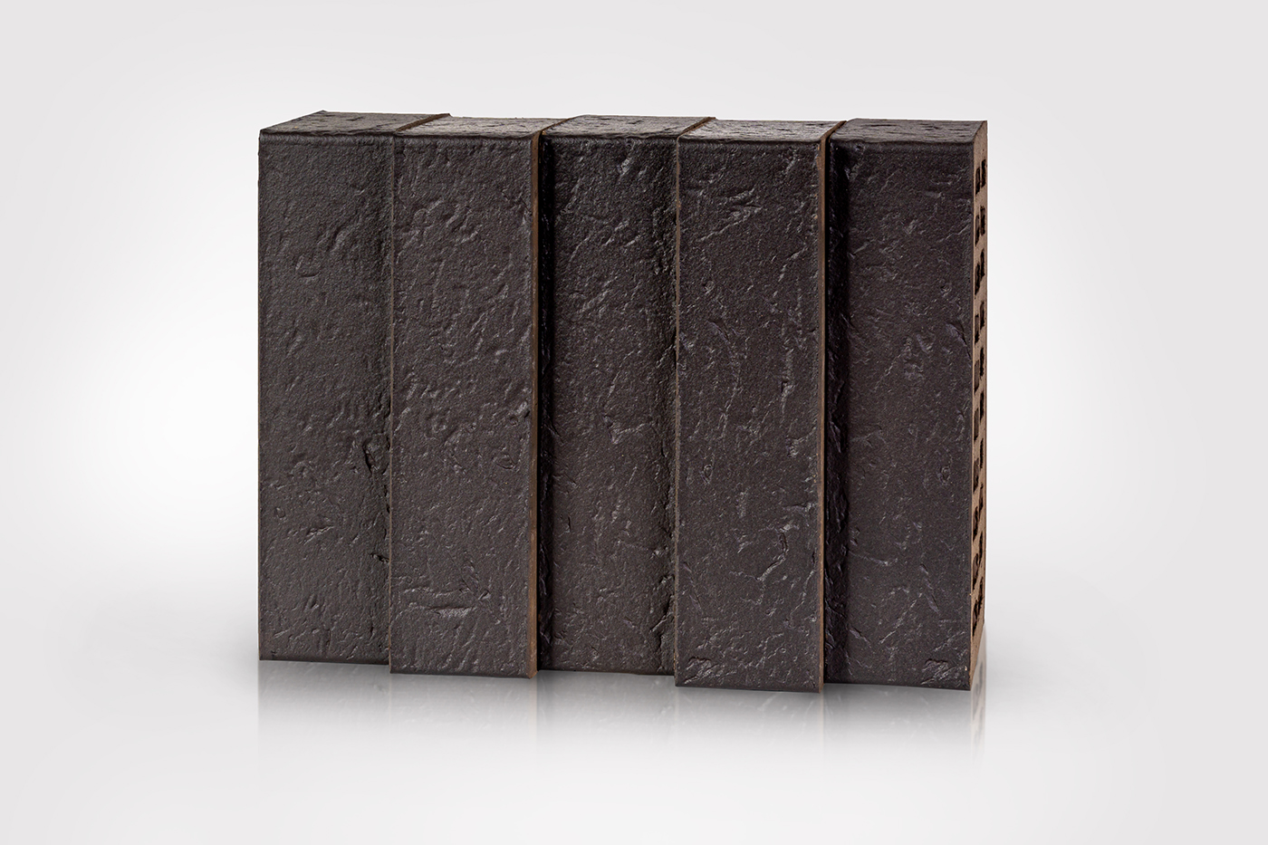 КГ Black Premium 1НФ 250*120*65 черный кирпич лицевой облицовочный керамический пустотелый