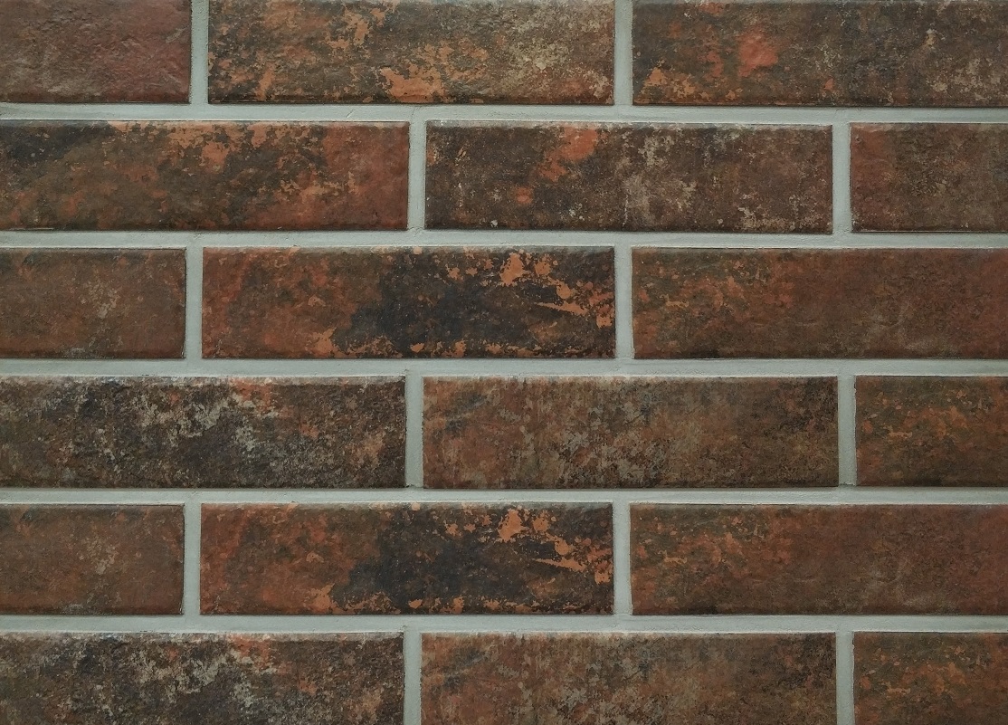 Arteon Rosso 245X66х7,4 мм Клинкерная фасадная плитка под кирпич облицовочная,черная