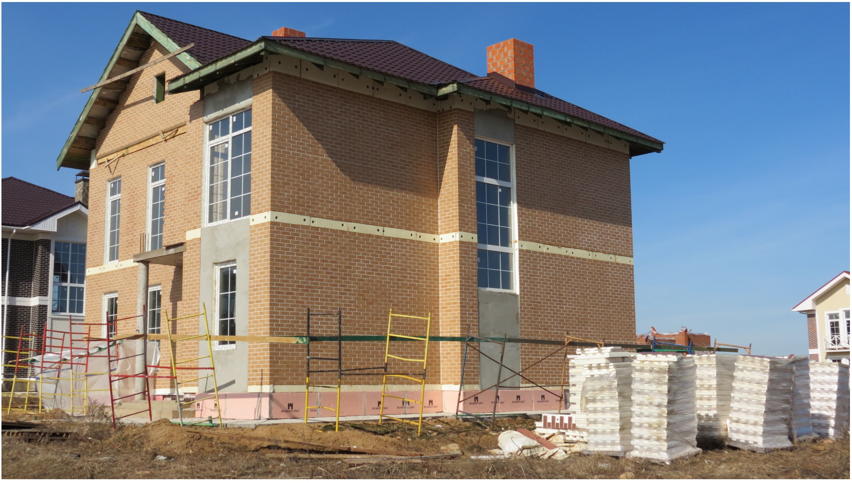 Ласточкин хвост Клинкерная фасадная плитка облицовочная под кирпич ABC Antik Sandstein 239*69*13,5 мм