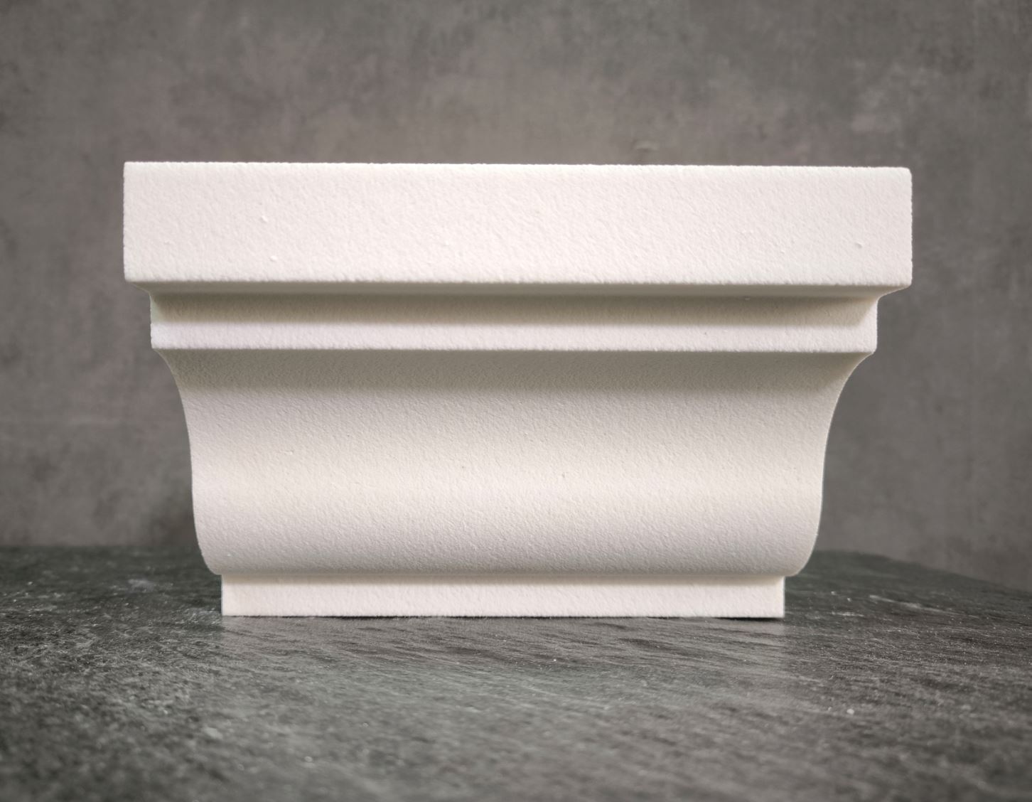 КАРНИЗ для Фасада и Интерьера - лепнина, декор из пенополистирола КВ-132/1 (КС-113) 132*128*2000 мм