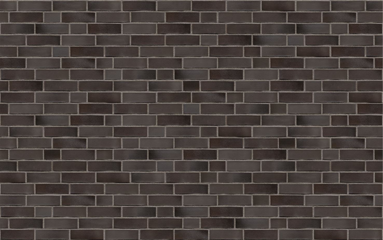 Кирпич облицовочный Клинкерный ABC 55854 Luna geflasht anthrazit-grau geflammt glatt 55NF 240*71*55 мм