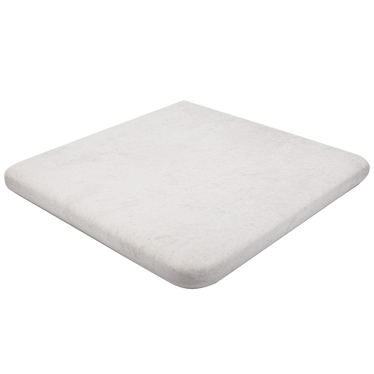 Manhattan White Exagres 330*330*12 мм, клинкерная угловая ступень флорентинер с капиносом, противоскользящая