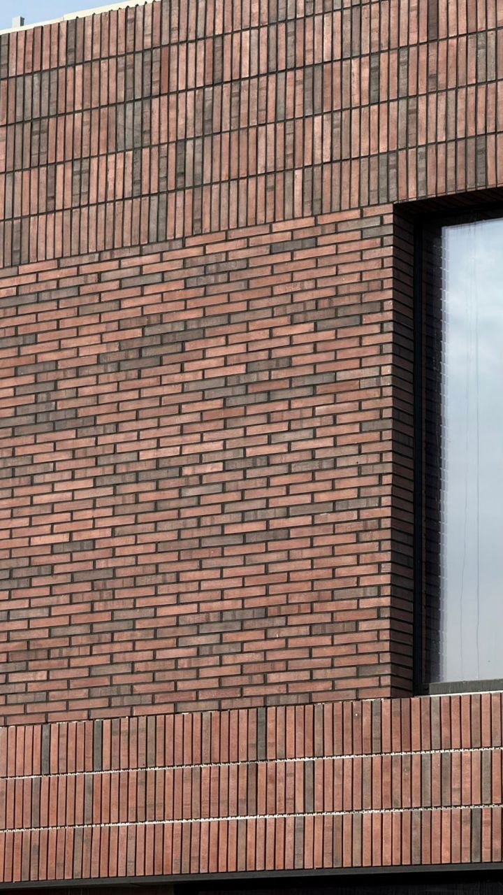 Фасадная ригельная плитка под клинкер Life Brick Лонг 430*52*15 мм