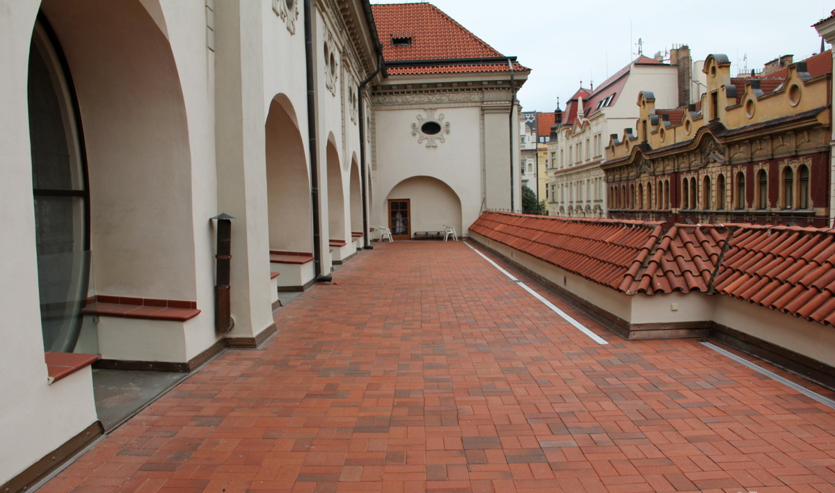 Тротуарная плитка / брусчатка Клинкерная ABC Altfarben-bunt-geflammt (Алтфарбен-бунт-гефламмт), 240*118*52 мм