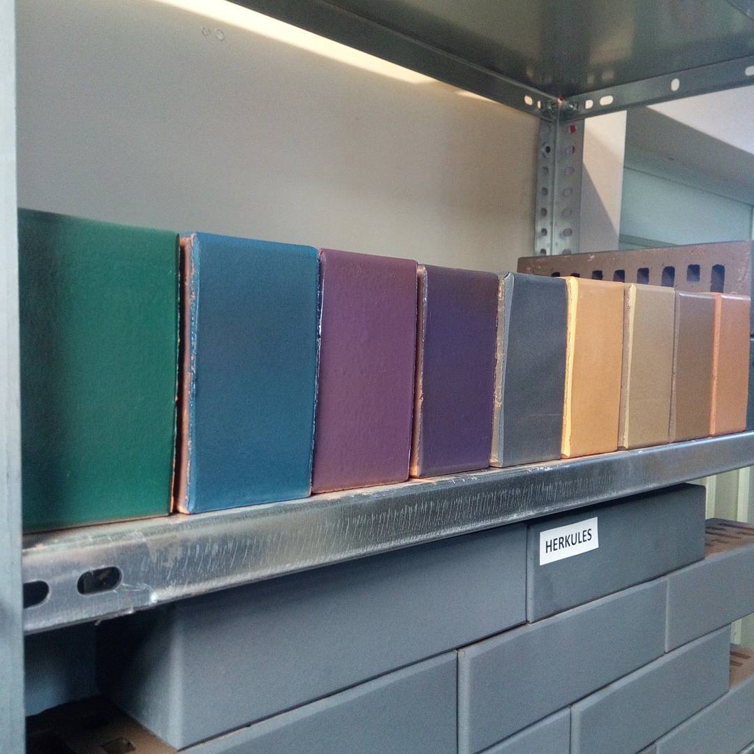 Lode Herkules, 250*120*65 мм, Печной Полнотелый Кирпич керамический синий, серый