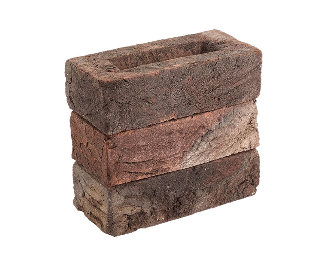 Донские Зори Бородино узорный w051 215*102*65 мм, Кирпич ручной формовки полнотелый, облицовочный