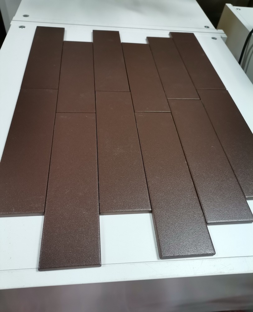 Амстердам-4 коричневая клинкерная фасадная плитка под кирпич 245*65*7 мм, керамин