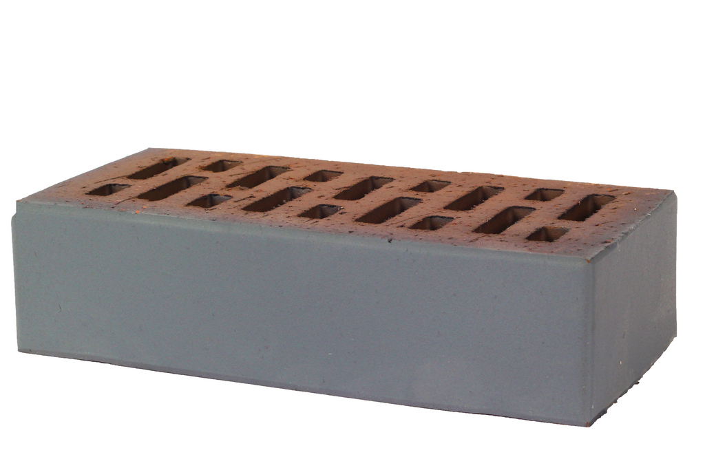 Lode HERKULES гладкий, 250*120*65 мм, Печной Кирпич керамический пустотелый, серо синий