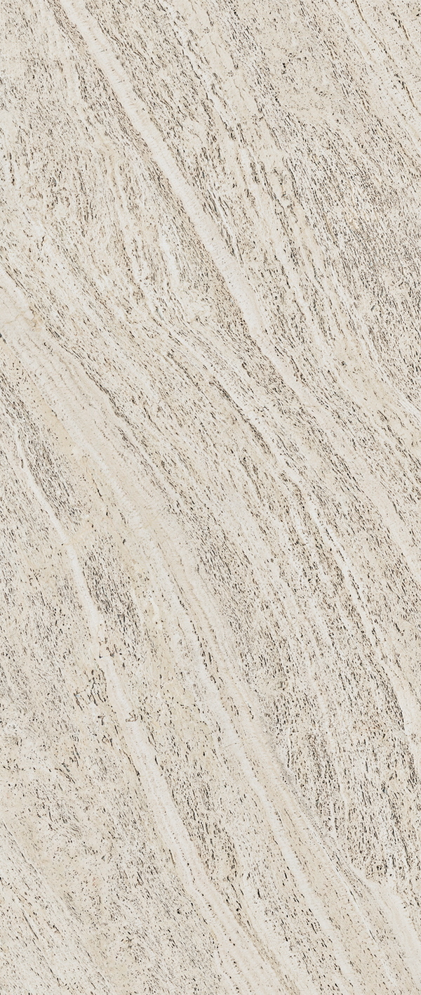 Oceanic Travertine Greek Yellow-2 (жёлтый травертин с тёплым средиземноморским оттенком) — гибкий камень 2800×1200 мм