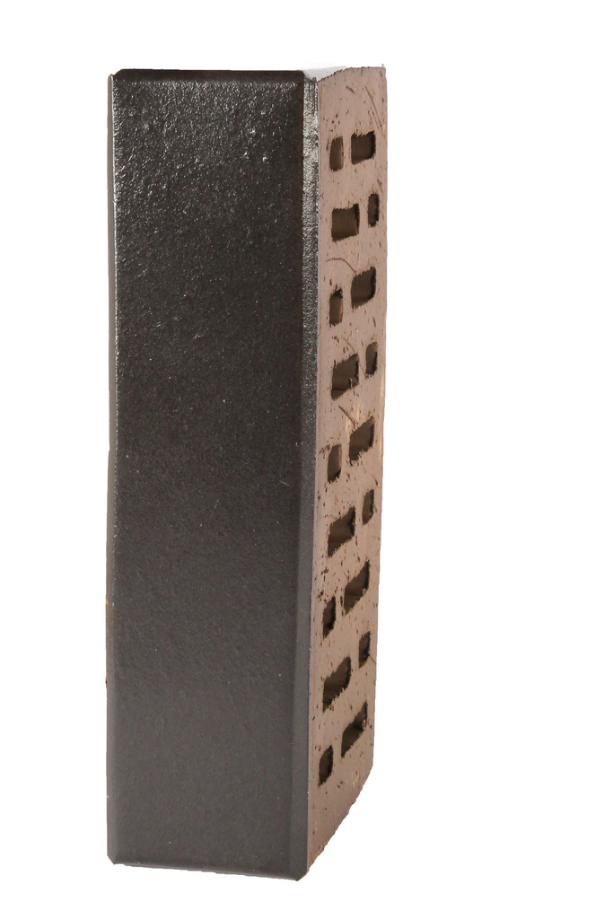 Lode KRYPTON гладкий, 250*120*65 мм, Печной Кирпич керамический пустотелый, черный