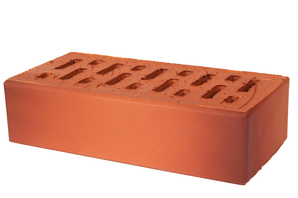 Lode GEMINI гладкий, 250*120*65 мм, Печной Кирпич керамический пустотелый, красный пестрый