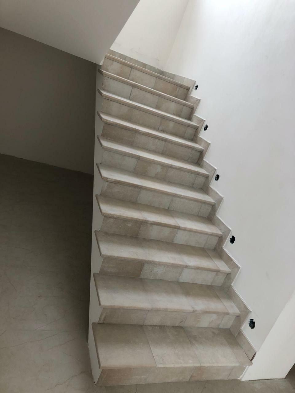 Клинкерная ступень флорентинер Viano Beige противоскользящая с капиносом, бежевый 330x300x11 мм