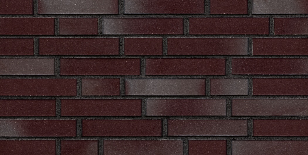 Кирпич облицовочный Клинкерный ABC 4654 Dessau bordeaux-blau glatt 55NF 240*71*55 мм