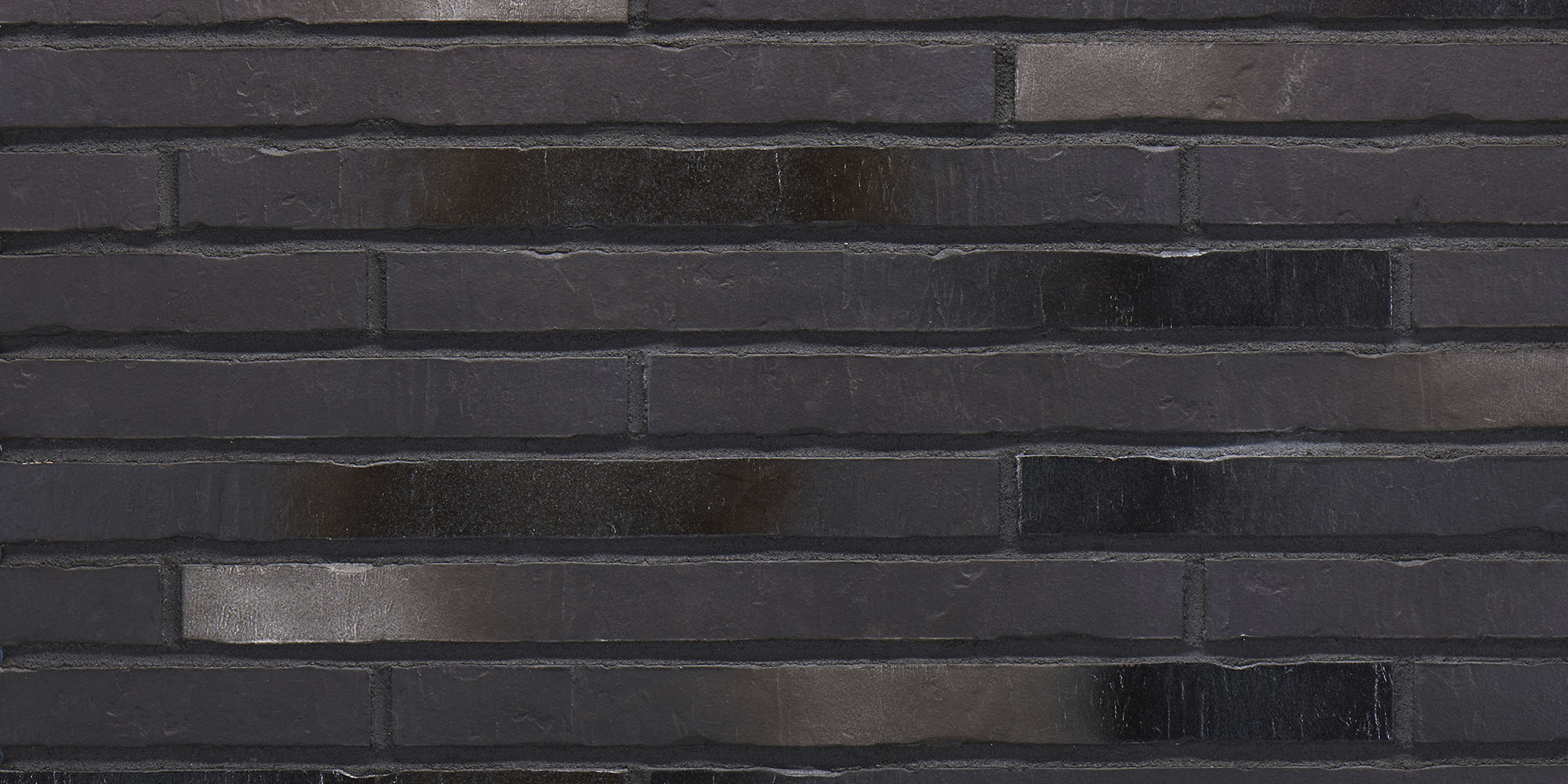 RIEGEL 50 453-siber-schwarz, 490*40*14мм Stroeher Клинкерная фасадная плитка под кирпич ригельная Langformat