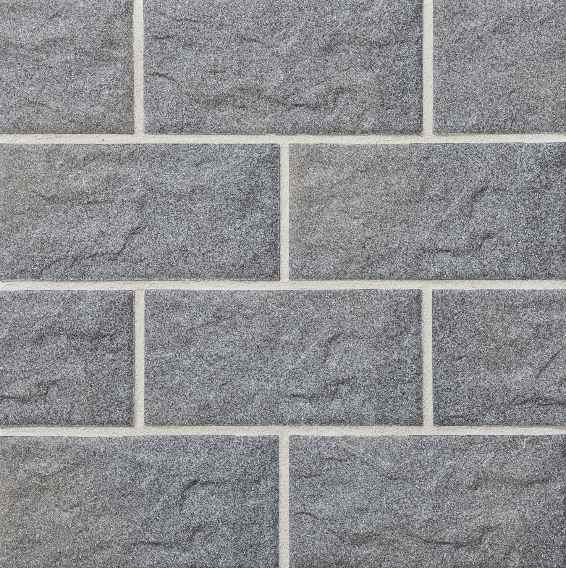 Клинкерная фасадная плитка облицовочная под камень Stroeher (Штроер) Kerabig KS 06 grau рельефная, 302*148*12 мм