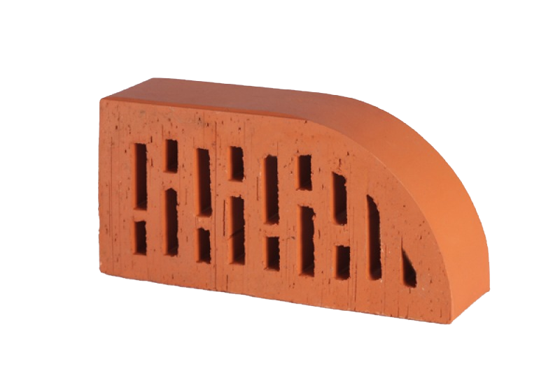 Lode JANKA F17 гладкий, 250*120*65 мм, Кирпич фигурный пустотелый  красный