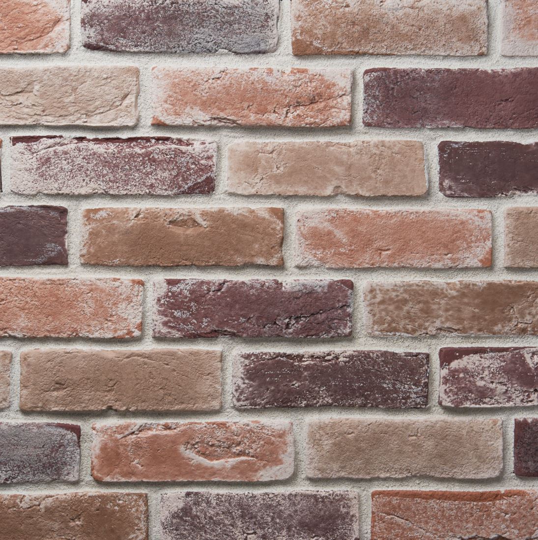 7 Византийский кирпич 225х65х15 мм, декоративный камень для фасада и интерьера Petra