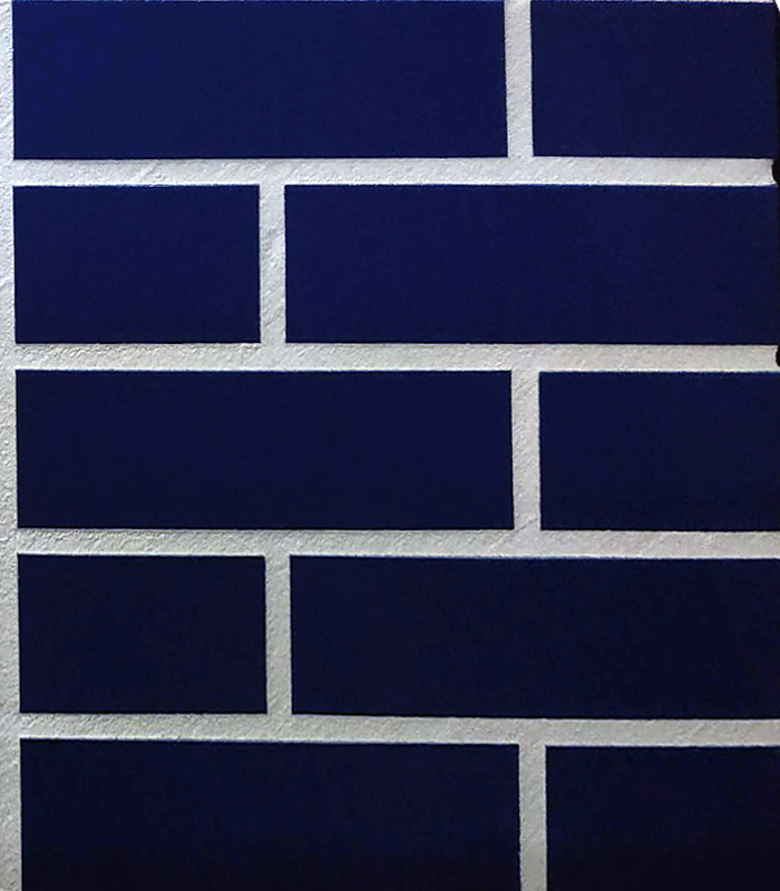 Dunkelblau 350 синяя, 240*71*10 мм, Глазурованная клинкерная фасадная плитка под кирпич ABC
