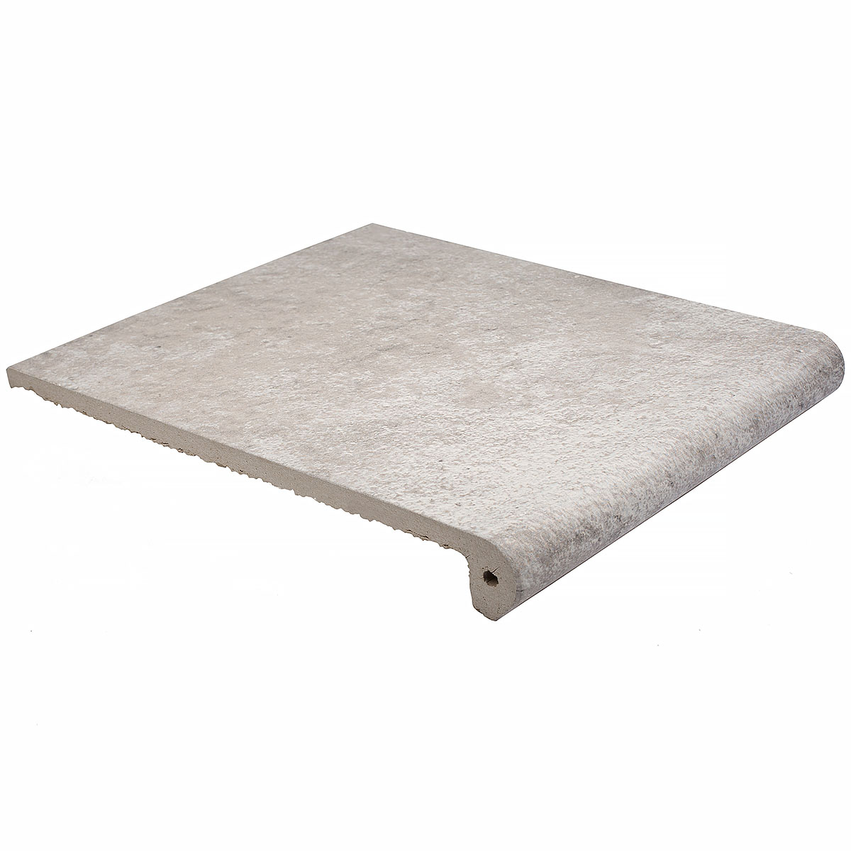 Manhattan Grey Exagres 330*330*12 мм, клинкерная ступень флорентинер- с капиносом, противоскользящая