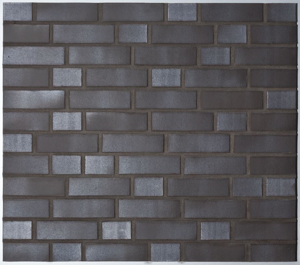 Кирпич облицовочный Клинкерный ABC 5854 Luna anthrazit-grau geflammt glatt NF 240*115*71 мм