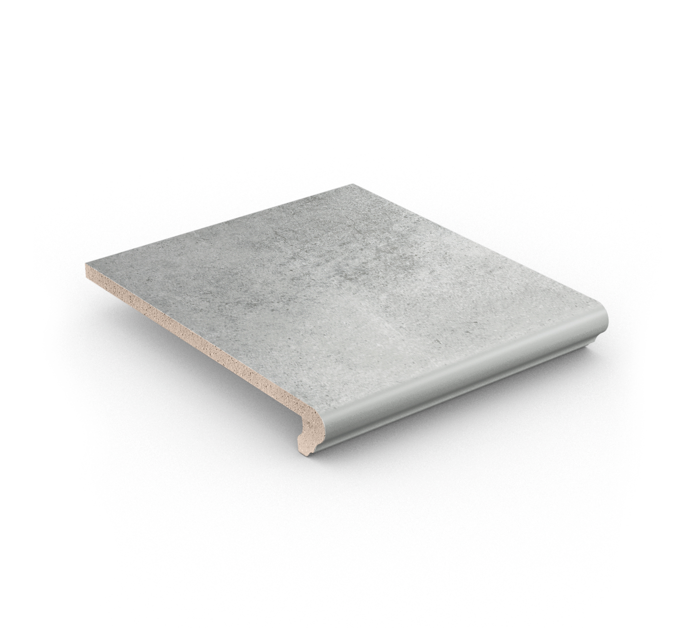 Клинкерная ступень флорентинер противоскользящая плитка Stroeher KERAPLATTE AERA 720 baccar 340*294*12 мм