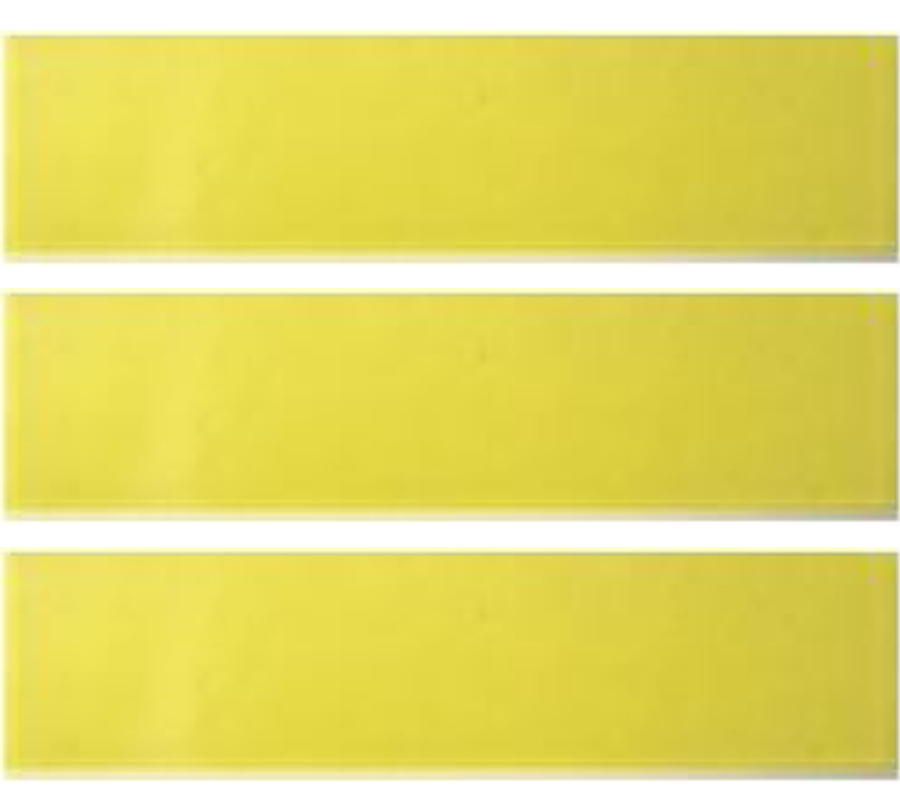 №14 Глазурованная Фасадная плитка Клинкерная облицовочная под кирпич 283х84х13,5 мм цвет желтый RAL