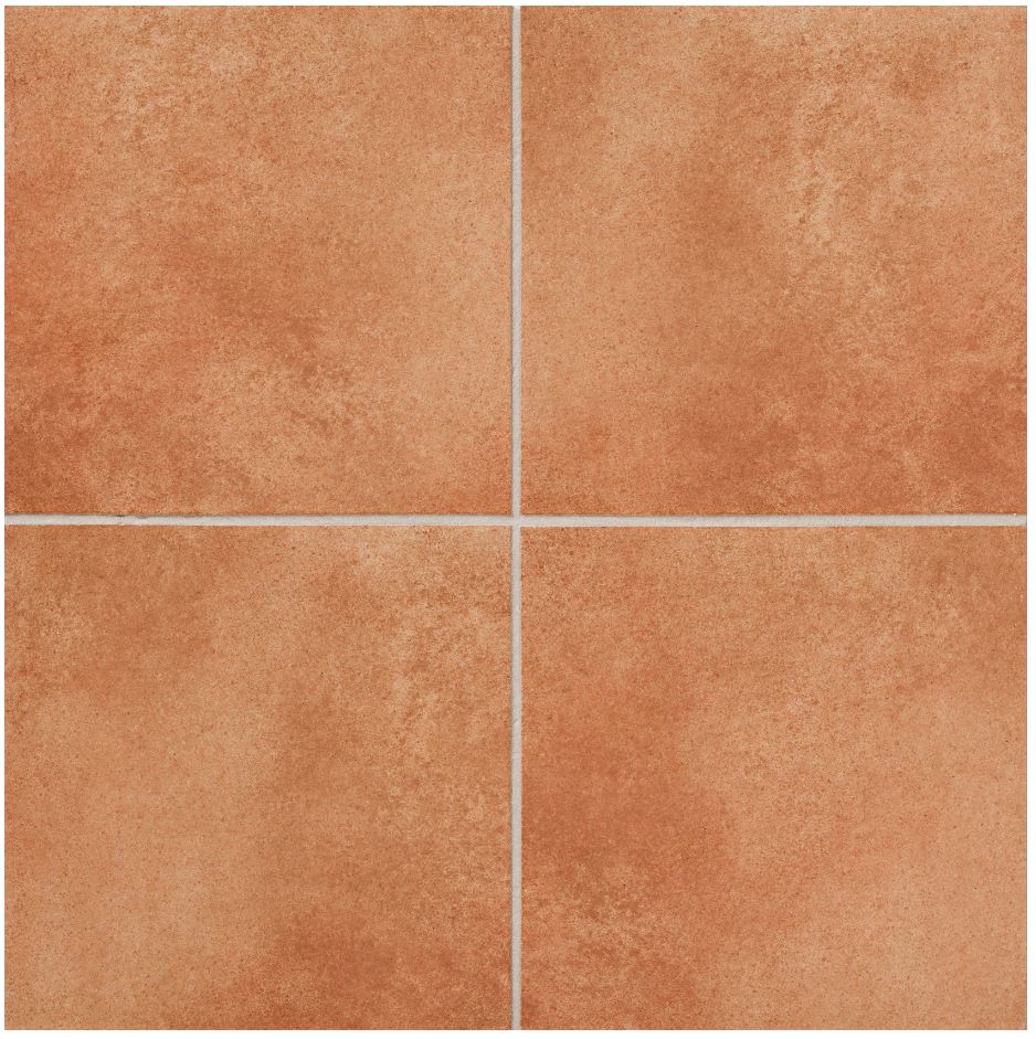 Клинкерная Плитка напольная противоскользящая EURAMIC CADRA 523 cotto 294*294*8 мм