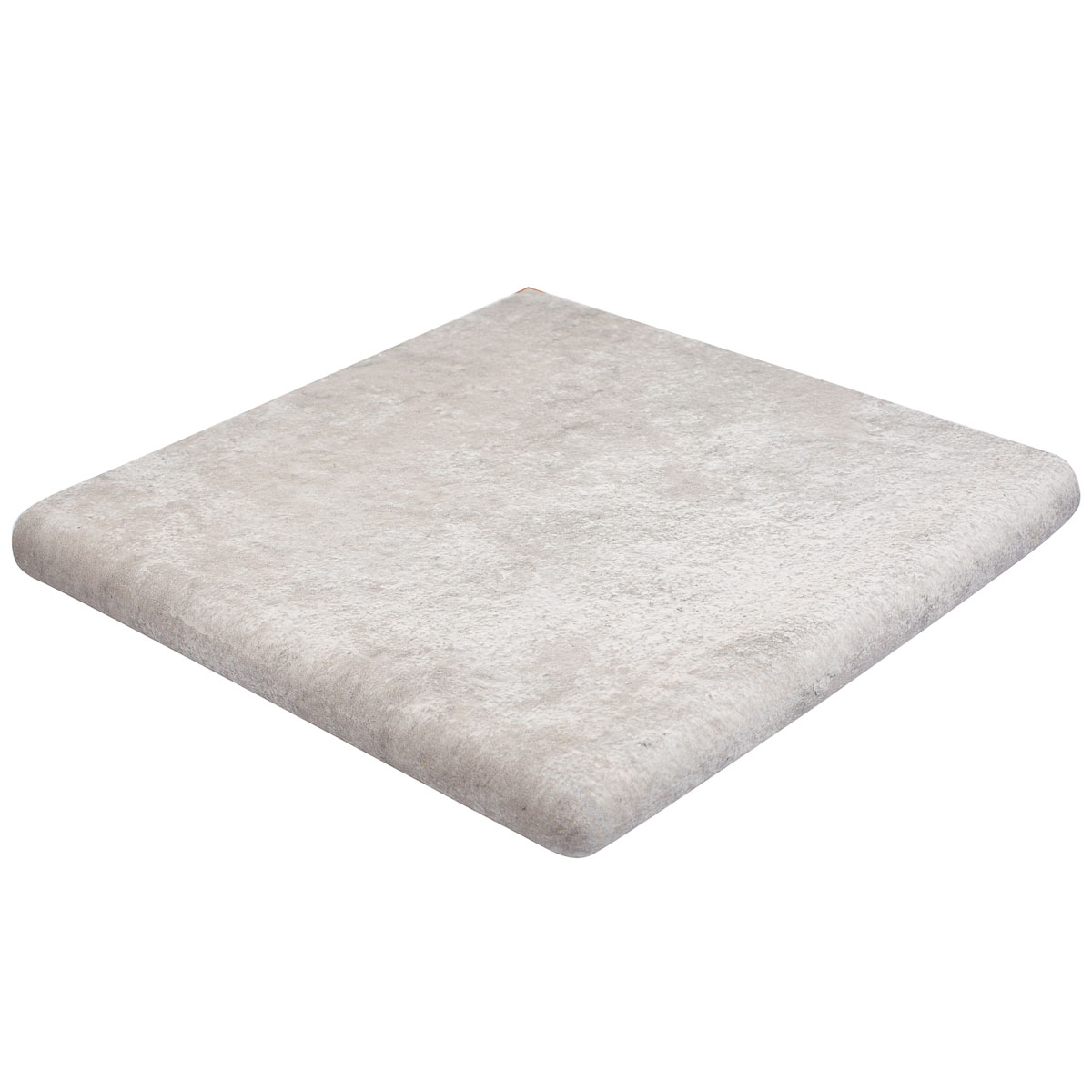 Manhattan Grey Exagres 330*330*12 мм, клинкерная угловая ступень флорентинер с капиносом, противоскользящая