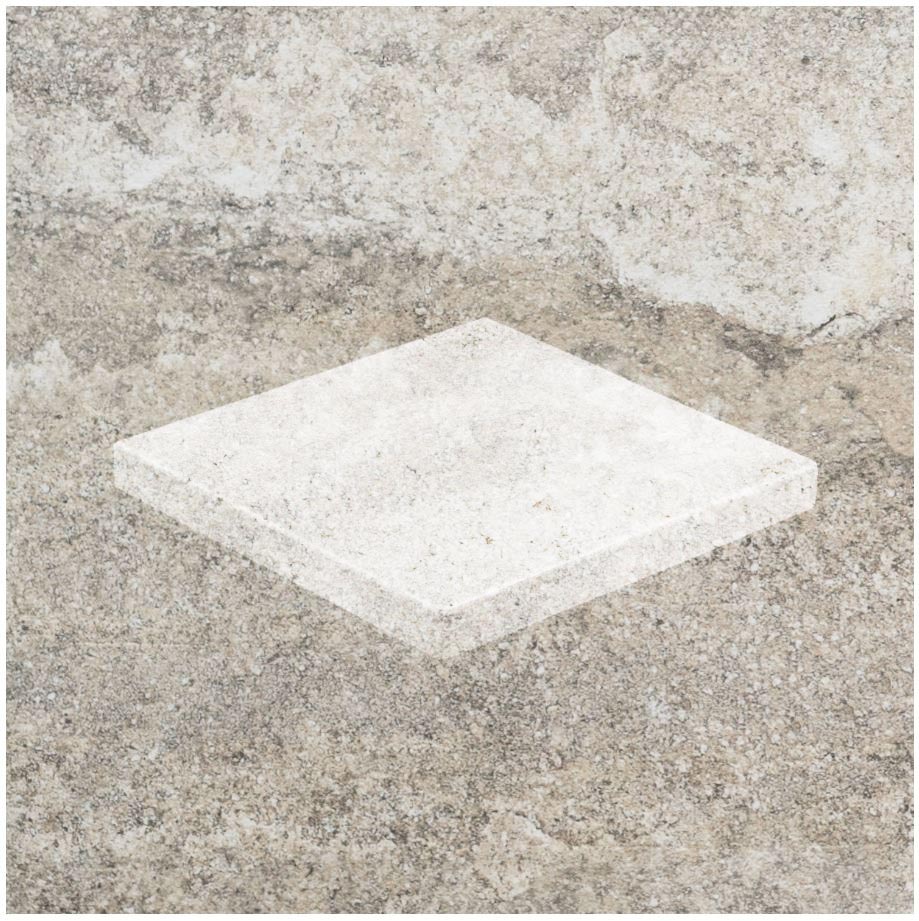 Клинкерная Ступень лофт Угловая противоскользящая плитка Stroeher KERAPLATTE EPOS 952 pidra 340*340*35*11 мм