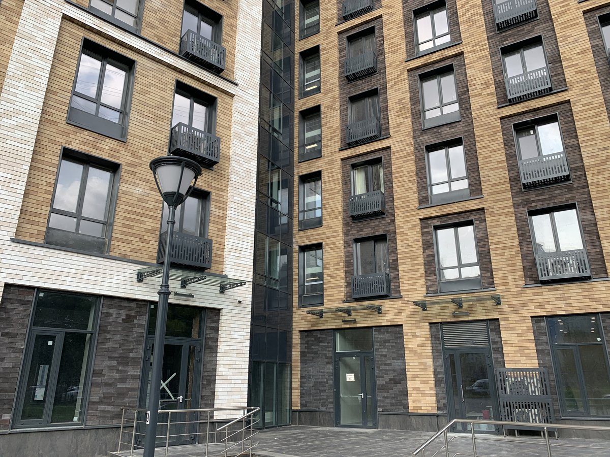 Борн-2 Плитка под кирпич для навесного вент фасада без расшивки шва  250X65X24 мм искусственный камень