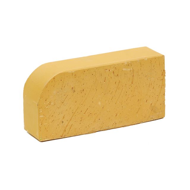 12.321115L Lode DZINTRA F15 гладкий, 250*120*65 мм, Кирпич радиусный полнотелый темно-желтый