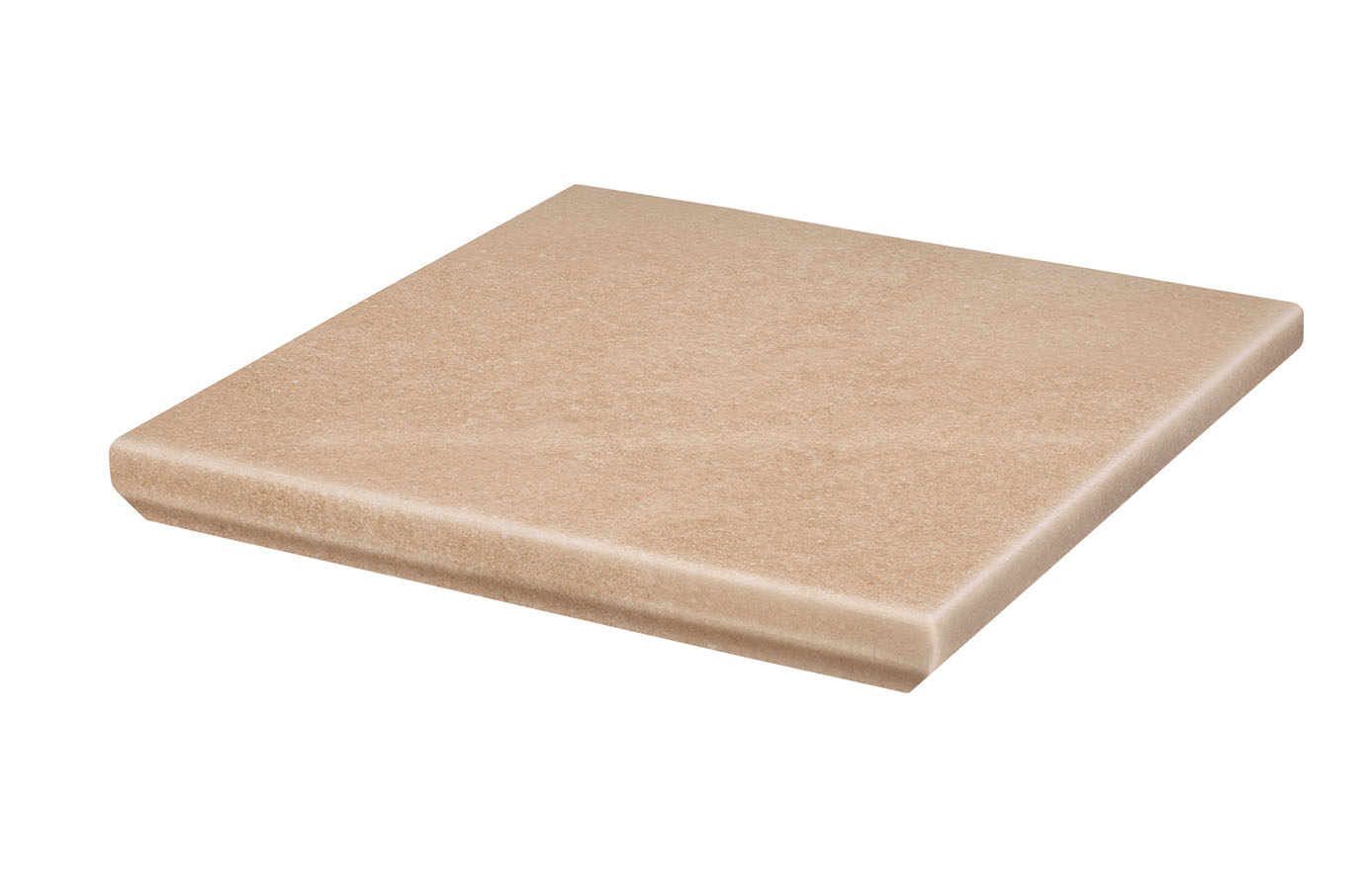 Mattone Sabbia Beige ступень угловая флорентинер противоскользящая с капиносом 330x330x11 мм