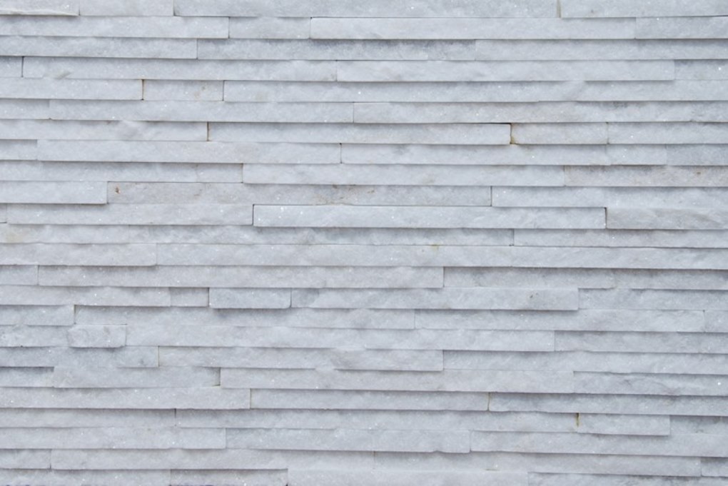 Фасадный облицовочный натуральный камень EcoStone Diamond White 41SQ