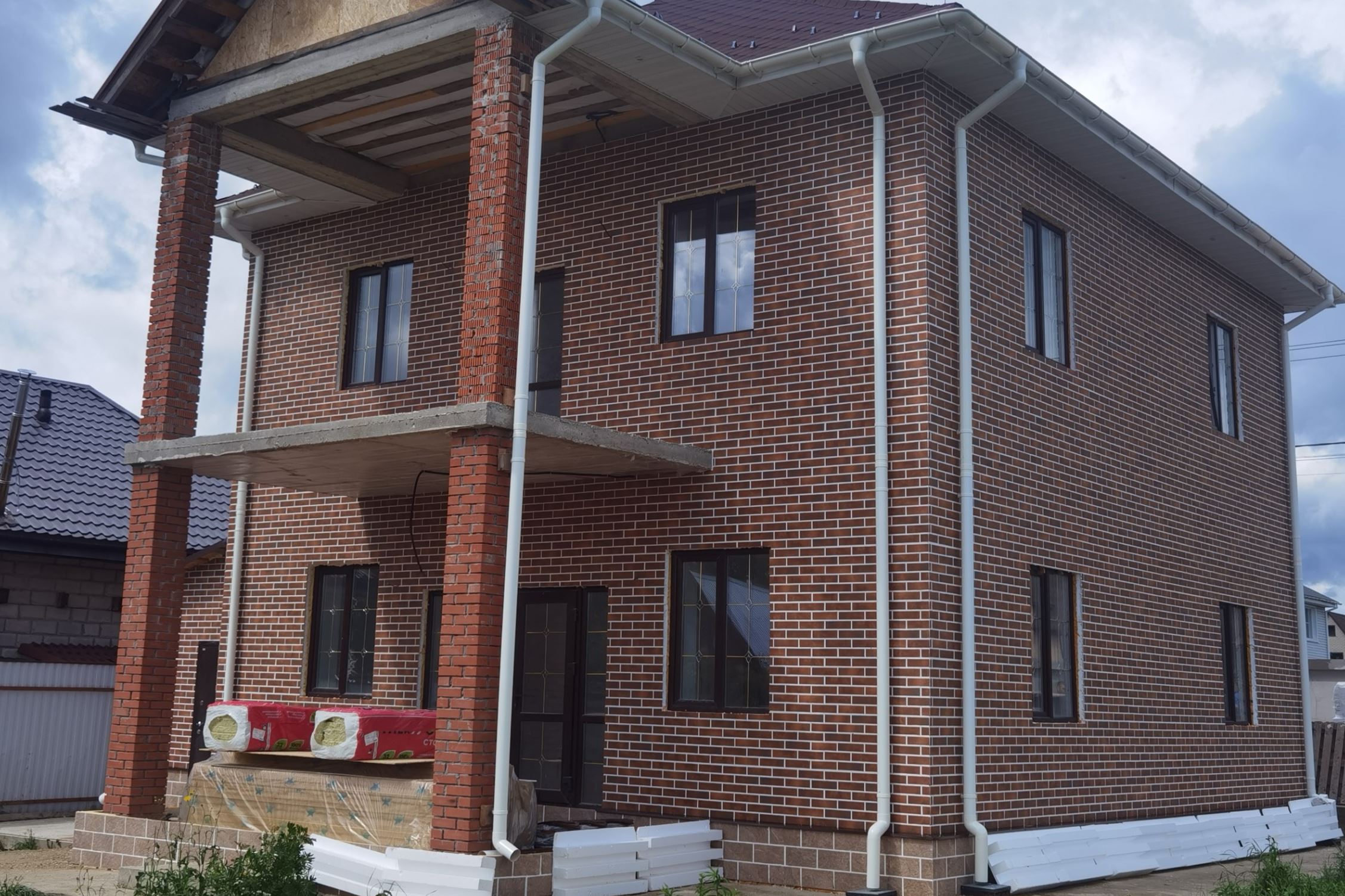 Retro Brick Chili фасадная термопанель из пенополиуретана ППУ 65 мм