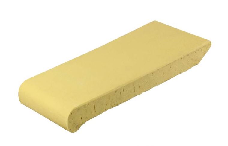 230*110*25 мм ОК23 желтый  Клинкерный подоконник - фасад дома ZG Klinker