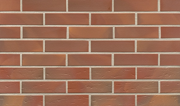 Клинкерная фасадная плитка облицовочная под кирпич ABC Backsteinriemchen Borkum 240*71*14 мм