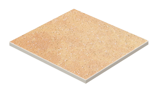 Клинкерная Плитка напольная противоскользящая Stroeher KERAPLATTE ROCCIA 834 giallo 294*294*10 мм