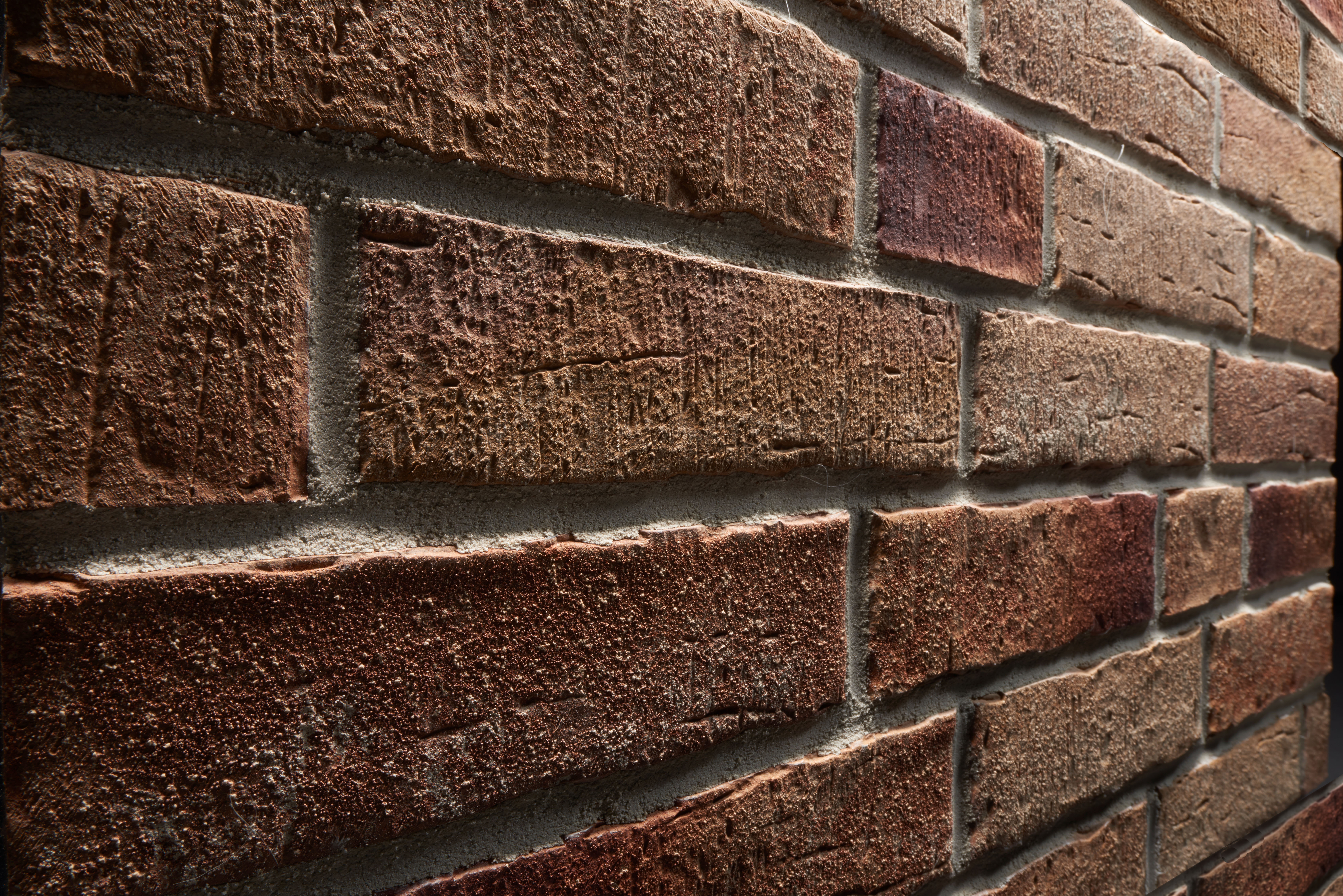 Клинкерная фасадная плитка облицовочная под кирпич Stroeher (Штроер) Steinlinge 372 amberbeige рельефная NF14, 240*71*14 мм