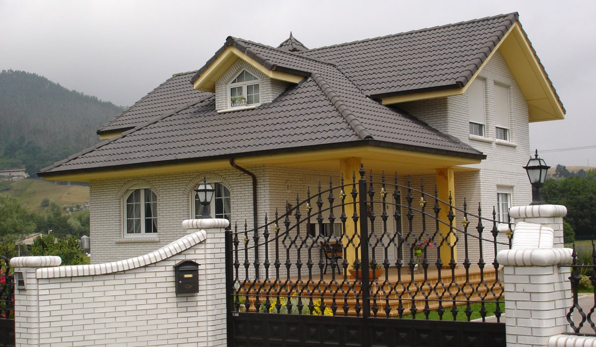 Фасадная Термопанель из пенополистирола ППС 60 мм с клинкерной плиткой Weiss genarbt neu 240*71*10 мм