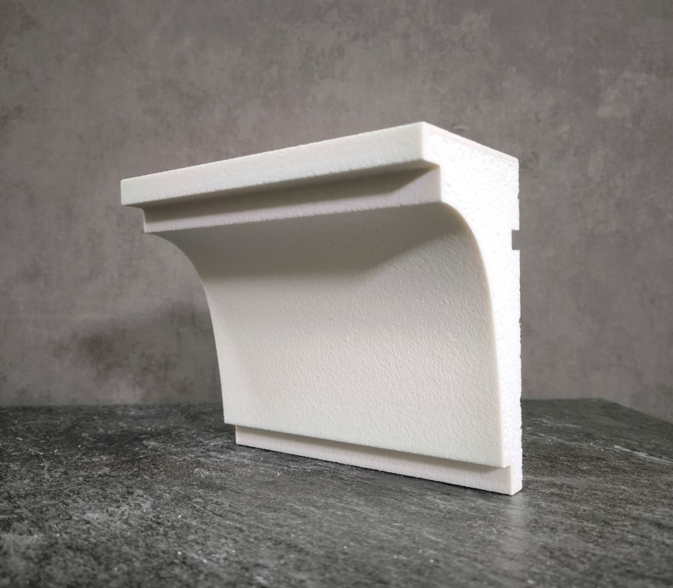 КАРНИЗ для Фасада и Интерьера - лепнина, декор из пенополистирола КВ-170/1 (КС-101) 170*100*2000 мм