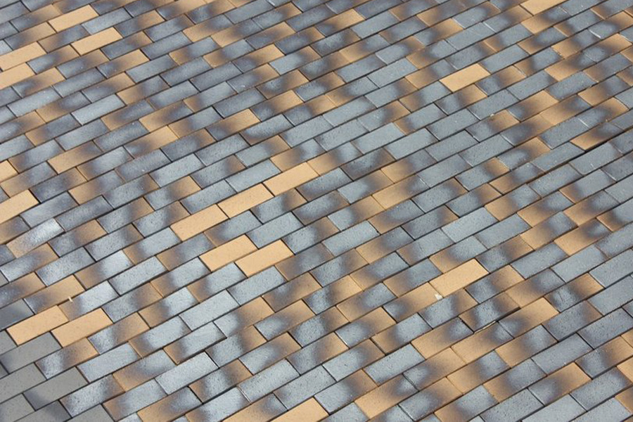 Тротуарная плитка / брусчатка Клинкерная ABC Lederfarben black (Ледерфарбен блакк) 200*100*40 мм