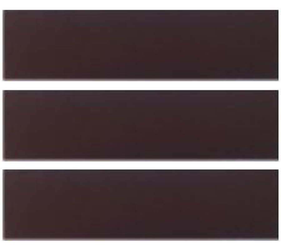 №29 Глазурованная Фасадная плитка Клинкерная облицовочная под кирпич 283х84х11 мм цвет черно-коричневый RAL