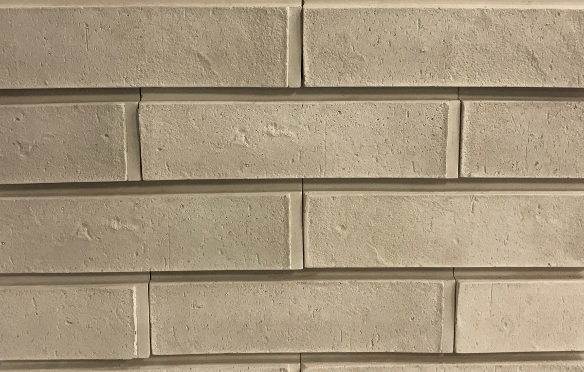 Боркум-6 Плитка под кирпич для навесного вент фасада без расшивки шва 250X65X20 мм искусственный камень