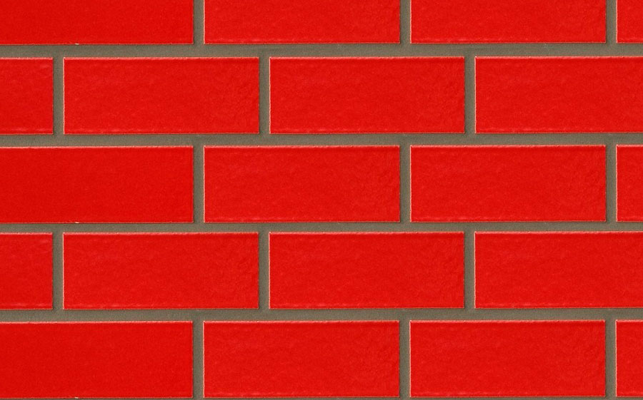 Фасадная Термопанель из пенополистирола ППС 60 мм с Клинкерной Глазурованной плиткой Rot 330, 240*71*10 мм