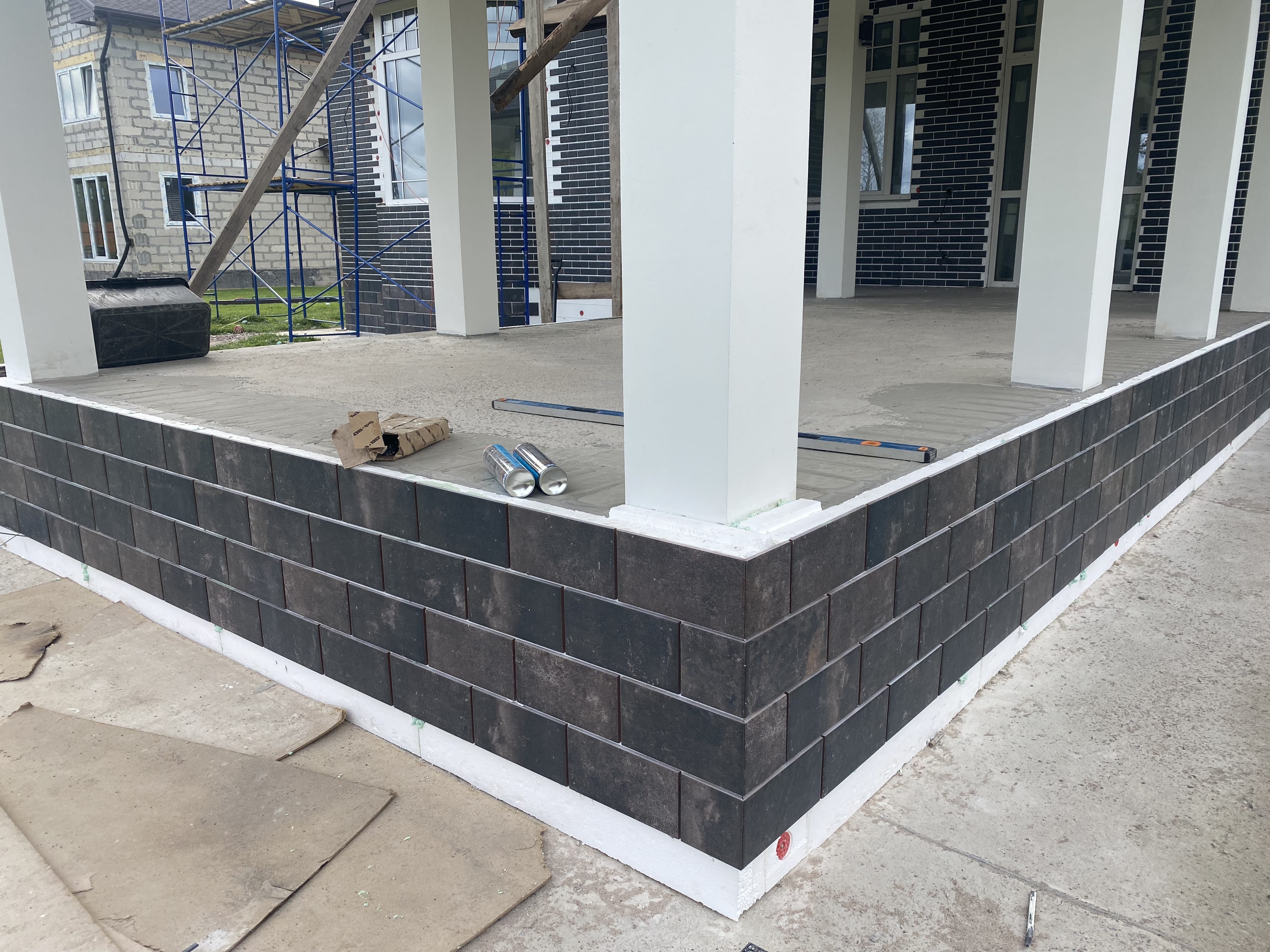 Клинкерная плитка Viano Antracite 300X148х7 мм морозостойкая фасадная и цокольная плитка