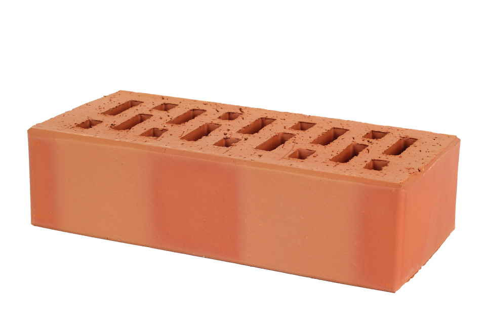 Lode MARTINS гладкий, 250*120*65 мм, Печной Кирпич керамический пустотелый, терракотовый пестрый