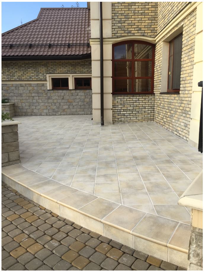 Клинкерная Плитка напольная противоскользящая Stroeher KERAPLATTE AERA T 721 roule 294*294*10 мм