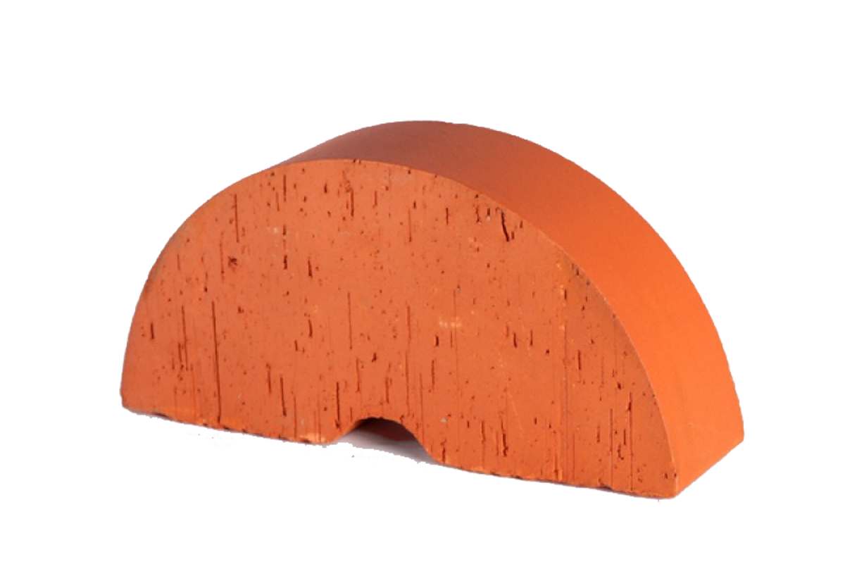 Lode JANKA F30 гладкий, 250*121*65 мм, Кирпич фигурный полнотелый красный (радиальный)