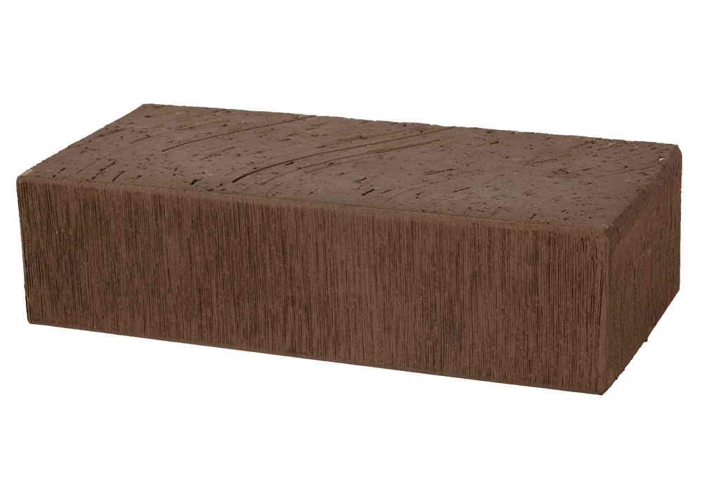 12.203100L Lode Asais Brunis шероховатый, 250*120*65 м, Печной Полнотелый Кирпич керамический коричневый