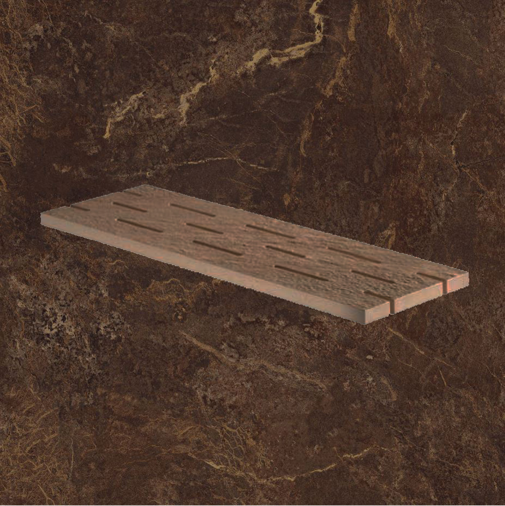 Тротуарная плитка Коричневая Lastra. Спец. Элемент- Решетка 20x60 Форс Фэнси \ Force Fancy Griglia 200х600х20мм